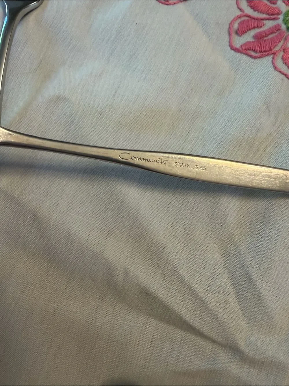 Oneida Community Vintage Frosted Cocktail Forks set of 6 with Cocktail Spoons